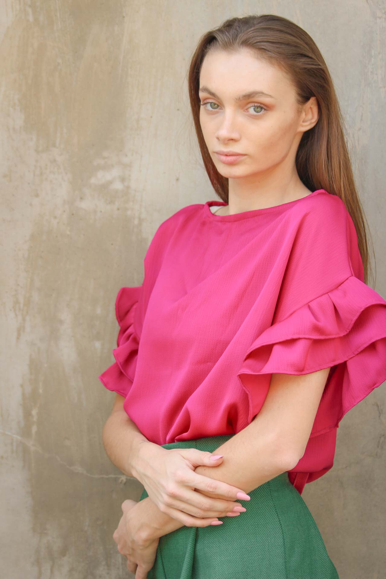 , juliana brnakova, juliána brnáková,  , dizajnová, dizajnova, udrzatelna, udržateľná, šaty, saty. rukávy, rukavy, bledomodramodrá, modra