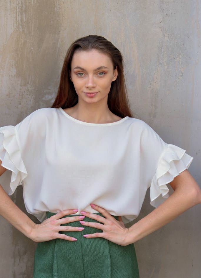 , juliana brnakova, juliána brnáková,  , dizajnová, dizajnova, udrzatelna, udržateľná, šaty, saty. rukávy, rukavy, bledomodramodrá, modra